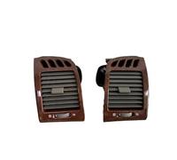 1 paire de grilles d'aération de rechange pour console centrale centrale pour Toyota Camry XV30 2001-2006 (gauche à droite-beige) (LHD-RHD-couleur bois)