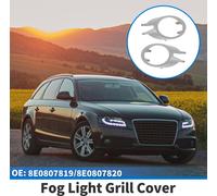 1 Paire De Grilles De feux- De Brouillard Pour Audi A4 B7 2005-2008 En Abs Gris Durable Couvercle De feux- De Brouillard Avant Gauche Droite InfšŠrieur Du Pare-Chocs Avant