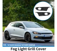 1 Paire De Grilles De feux- De Brouillard Pour Volkswagen Jetta 2011-2015 En Abs Noir Durable Couverture De feux- De Brouillard Avant Gauche Droite InfšŠrieure Du Pare-Chocs Avant