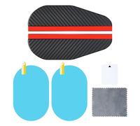 1 Paire De Housses De Pluie pour Rétroviseur De Voiture Et 1 Paire D'Autocollants De Rétroviseur Imperméables, Accessoires De Rétroviseur, Accessoires De Voiture