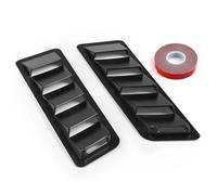 1 paire de housses de protection pour capot de voiture - 43,2 x 12,7 cm - Universel - Panneau de refroidissement - Autocollant décoratif