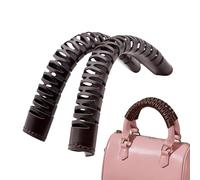 1 paire de housses de sangle en cuir souple, pour sac à main, sac à main, sac à main, sac fourre-tout, voyage, bureau, école, restaurant, réparation, accessoires pour une prise en main confortable