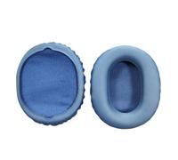 1 paire de housses d'écouteurs en cuir protéiné Bleu