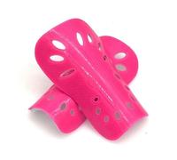 1 Paire de jambières Football en EVA, Coussinets d'entraînement, protège-Tibias enfichables, protège-Mollets pour Hommes Et Femmes(Rose Red,L)
