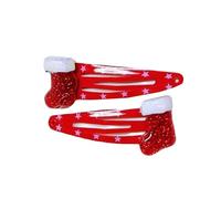 1 Paire De Jolies Pinces À Cheveux De Noël Pour Femmes Et Filles Barrettes Antidérapantes Pour Les Célébrations Du Festival De Noël Accessoires De Fête