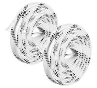 1 paire de lacets cirés pour patins à roulettes de hockey (blanc 96")