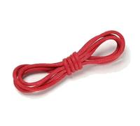 1 paire de lacets ronds cirés rouges de 170 cm, Rouge