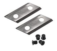 1 Paire de Lames de broyeur de Jardin Couteaux de déchiqueteuse à Bois avec vis pour Eco ES1600 Ryobi RSH2545B Einhell BG-KS 2040 McCulloch