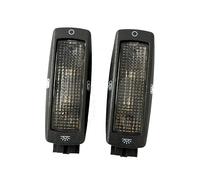 1 paire de lampe de lecture intérieure de voiture, dôme de plafond arrière noir pour VW Golf mk4 Passat B5 coccinelle pour SKODA Fabia Superb