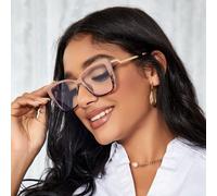 1 paire de lunettes de mode œil de chat sans prescription pour femmes, convient pour l'ordinateur, les jeux, la télévision, l'utilisation du smartphone PC