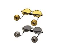 1 Paire de lunettes Disco avec boules à facettes argent/doré or REF/35001 ptit clown aléatoire en fonction des stocks