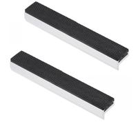 1 paire de mâchoires d'étau magnétiques universelles en alliage d'aluminium et caoutchouc souple, outils professionnels de protection en caoutchouc pour le travail du bois, les bijoux (200 mm)