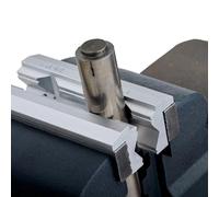 1 paire de mâchoires en alliage d'aluminium de type V, étau en acier de fraisage, mâchoire rigide, clip en V facile à saisir et à installer pour CNC (15,2 cm)