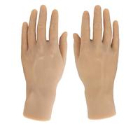 1 paire de main de pratique du tatouage, modèle de main en fausse peau polyvalent réutilisable pour débutants pour l'éducation à la formation au tatouage