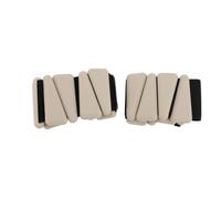 1 paire de manchettes de poids en silicone 2lb - Poids réglables pour les poignets et les chevilles pour le yoga, le pilates, la danse et le fitness - Beige, portable & confortable