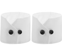 1 paire de manchettes détachables pour femme - Faux manches de chemise, manches artificielles, accessoires décorés pour costume, chemisier, manteau, blanc, style 1, taille unique