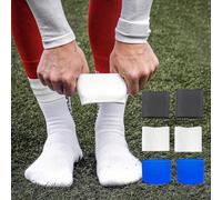 1 paire de manchons de cheville et de jambe anti-dérapants et anti-chutes pour football/basketball, équipement de protection sportive professionnelle Noir 9*7.8cm,Blanc 9*7.8cm,Noir 6*7.8cm,Blanc 6*7.