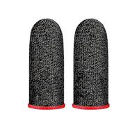 1 paire de manchons de doigt, couvre-doigts antidérapants et lumineux pour jeux mobiles, manchons de pouce résistants à la transpiration, manches tricotées sans couture