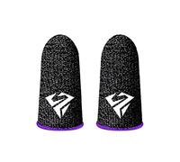 1 paire de manchons de doigt de jeu, couvre-doigts pour les jeux mobiles, gants de jeu respirants anti-transpiration en fibre d ' argent conductrice pour contrôleur