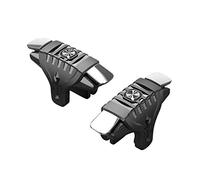 1 paire de manettes de jeu mobiles pour PUBG Mobile/Fortnitee Mobile/Call of Duty Mobile, manette de jeu mobile pour iPhone/Android, déclencheur de tir sensible et visée L1R1 Noir