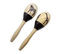 1 paire de maracas en bois dur pour les amateurs de percussion