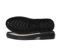 1 paire de matériaux tricotés à la main, semelle extérieure en caoutchouc de rechange pour chaussures de travailleurs (Noir, 41)