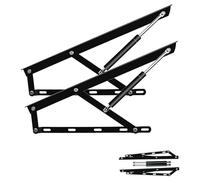 1 paire de mécanismes de levage de lit, support de levage de lit, mécanisme de séparation de lit hydraulique, matériel de cadre de lit, idéal pour soulever des matelas, des planches ou des cadres de