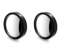 1 Paire de Miroir de Voiture D'angle Mort, Miroir D'angle Mort Latéral Automobile pour Voiture, Rétroviseurs Ronds pour Angles Morts, Miroir Latéral Convexe en Verre, pour Moteurs Généraux