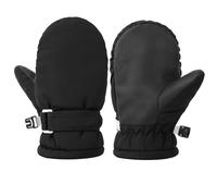 1 paire de mitaines de ski pour par temps froid, doublure thermique, tissu résistant déchirures, fixation sécurisée pour les jeux d ' hiver en plein air, gants chauds doublés en peluche