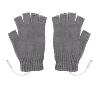 1 paire de moufles chauffantes USB unisexe pour hiver