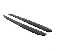 1 paire de panneaux de porte de voiture en daim pour Tesla Model 3 Y 2017-2022, garniture intérieure de porte avant, bandes décoratives intérieures noires, résistantes aux rayures, facile à installer