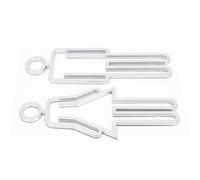 1 paire de panneaux de toilettes, WC, plaques d'identification