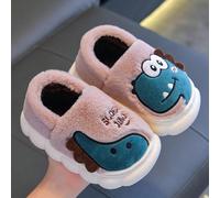 1 paire de pantoufles d'intérieur pour enfants au motif de dinosaure, chaussures douces et antidérapantes pour garçons et filles tout-petits EUR23-24,EUR25-26,EUR27-28,EUR29-30,EUR31-32,EUR33-34,EUR35