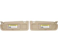 1 Paire de Pare-Soleil de Remplacement Gauche et Droit avec Miroir de maquillage Beige 83280 SNA A01ZB pour Civic 2006 à 2011