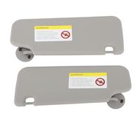 1 Paire de Pare-Soleil de Remplacement pour siège conducteur ou Passager Avant Gauche pour Sonic et Aveo 2012 à 2016 (Gris)