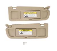 1 Paire de Pare-Soleil pour 2006 à 2011, Pare-Soleil Gauche et Droit avec Miroir, Côtés Passager et Conducteur, Remplacement du Pare-Soleil