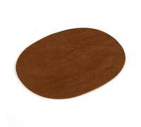 1 paire de patchs ovales en cuir synthétique à coudre sur tissu, coude, genou, réparation pour pantalons, chemises, vestes, vêtements