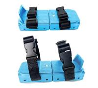 1 paire de patins à glace améliorés 2 en 1 réglables pour tout-petits avec sangles auto-agrippantes, construction légère et en acier, adaptés aux enfants de 7 à 14 ans, 2 pièces