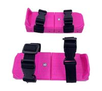 1 paire de patins à glace améliorés 2 en 1 réglables pour tout-petits avec sangles auto-agrippantes, construction légère et en acier, adaptés aux enfants de 7 à 14 ans, 2 pièces