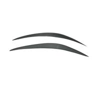 1 paire de paupières, sourcils, couvercles, garniture de phare, fibre de carbone, pour Infiniti FX35, FX37, QX70, FX50 2009-2020 Eyelash Decoration Styling Sticker