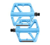 1 paire de pédales de cyclisme à roulement en tube de carbone haute résistance plate-forme large pour exploration en plein air cyclisme stable