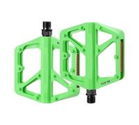 1 paire de pédales de cyclisme à roulement en tube de carbone haute résistance plate-forme large pour exploration en plein air cyclisme stable