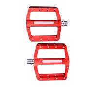 1 paire de pédales de cyclisme à roulement en tube de carbone haute résistance plate-forme large pour les amateurs de cyclisme poids léger