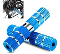 1 paire de pédales de vélo antidérapantes pour vélo de montagne BMX (bleu)