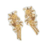 1 paire de perles faites à la main pour robe de mariée et demoiselle d'honneur pour décoration de mariage