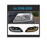 1 paire de phares à LED compatibles avec Audi Q7 2006-2015, phares avant à LED DRL à rotation dynamique, Plug and Play(For 2006-2009,AFS)