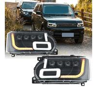 1 Paire de phares Avant LED pour Land Rover Range Rover Vogue L322 2010 2011 2012 2013 Sport L320 (Compatible avec L322)
