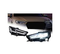 1 paire de phares Compatible Pour Audi A4 B9 2017 - 2021, phares A4L RS4 S4 DRL, clignotants, feux de route, lentille de projecteur Angel Eye