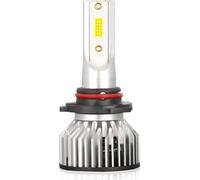 1 Paire de phares LED F2A Ip68 en aluminium pour voiture Lampe blanche étanche pour moto 9006/HB4