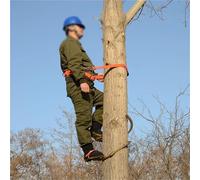 1 paire de pics d'escalade réglables en acier au carbone antidérapants, accessoires d'escalade, boucle de pied en bois d'électricien, pour cueillir des fruits, noix de coco, capacité de charge : 150